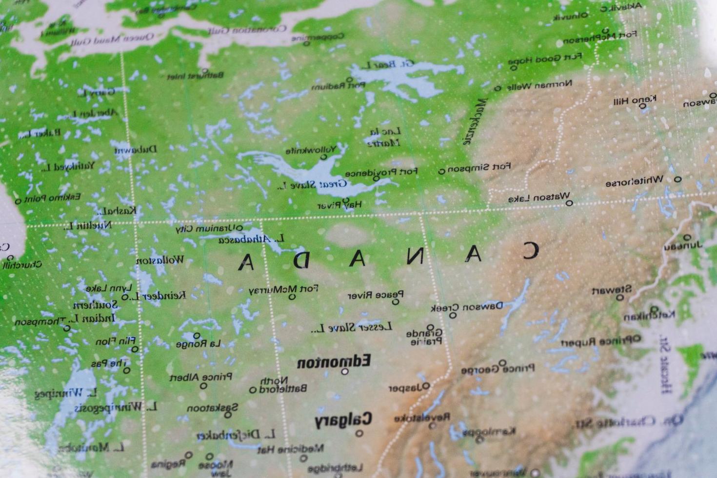 Canada Map Watermark